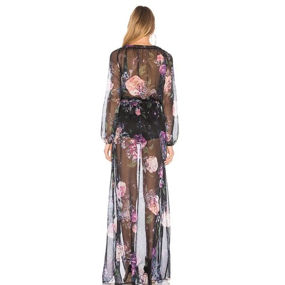 The Jetset Diaries Peony Maxi Romper in Floral TJD - Picture 3 of 5